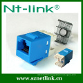 2014 Netlink Nouveau arrivé Black 110IDC Cat.6 RJ45 Keystone Jack